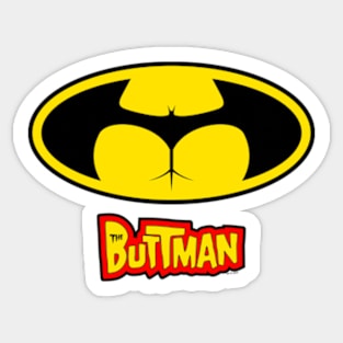 The Buttman Sticker